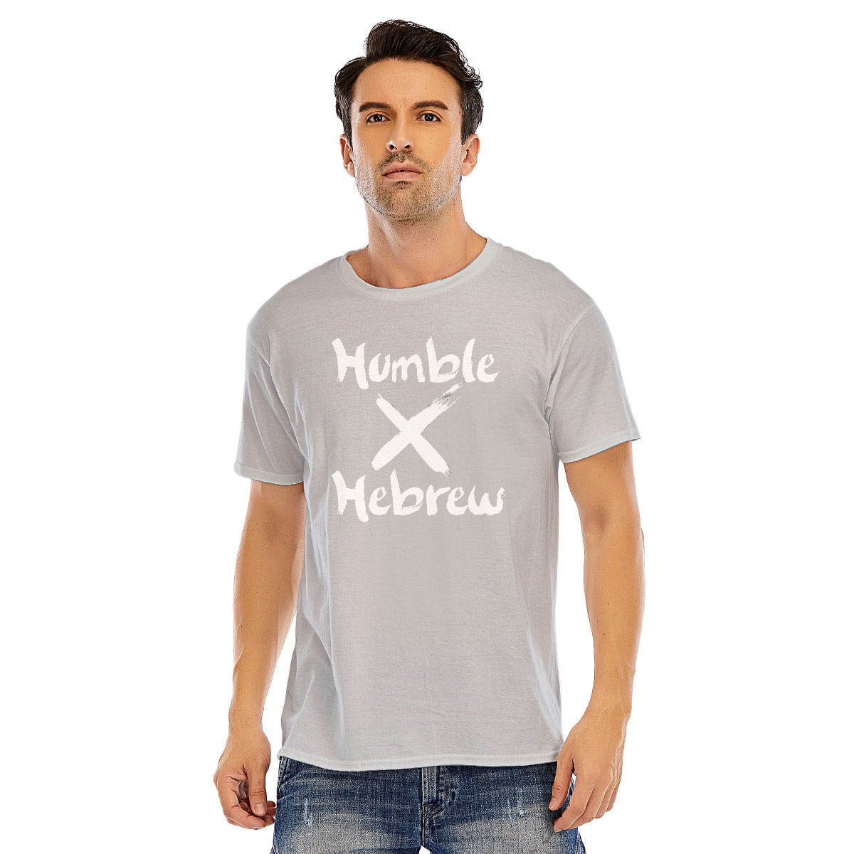 Humble X Hebrew Unisex O-neck Short Sleeve T-shirt | 180GSM Cotton (DTF)