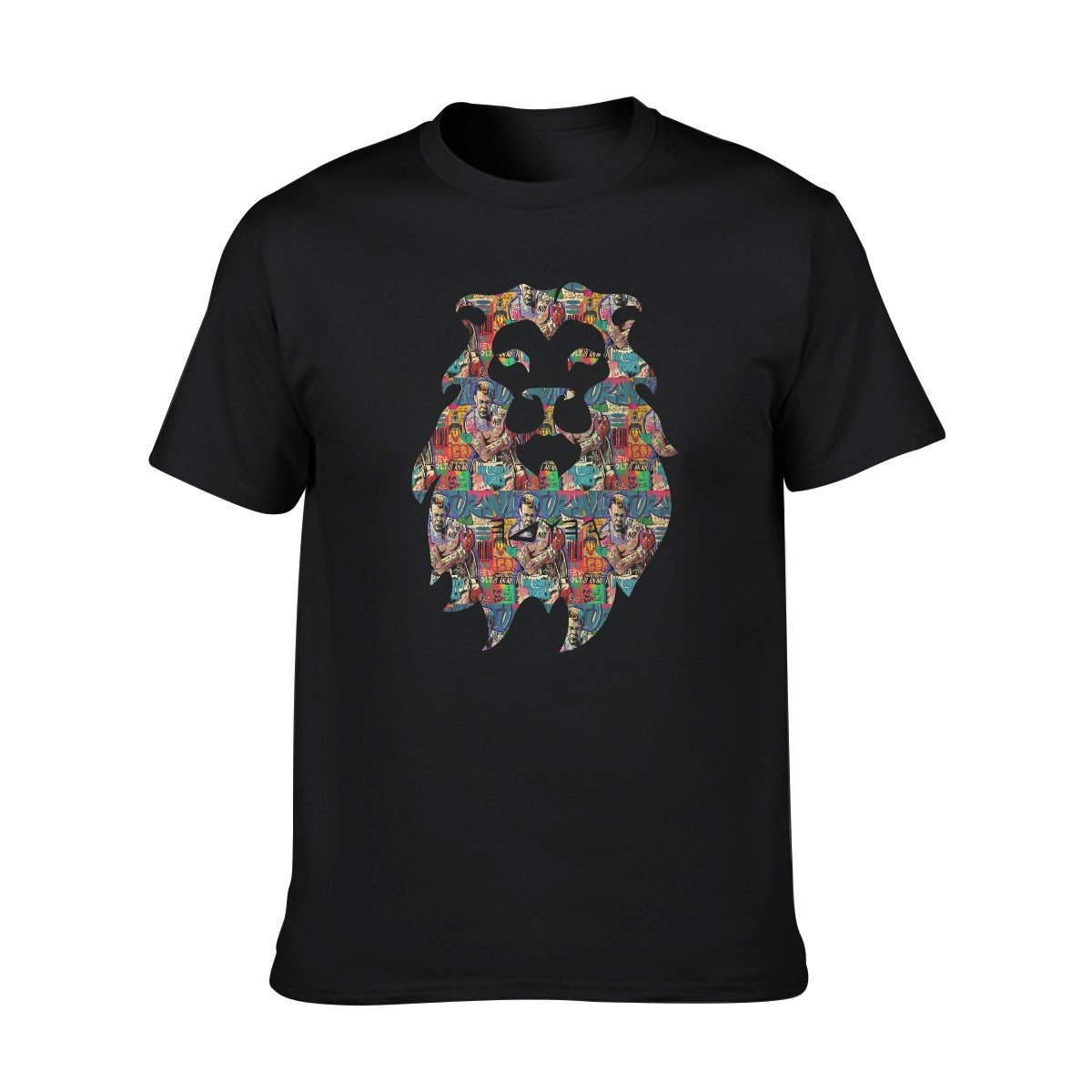Lion Of Judah Graffiti Drip Men's O-neck Short Sleeve T-Shirt | 180GSM Cotton (DTF)