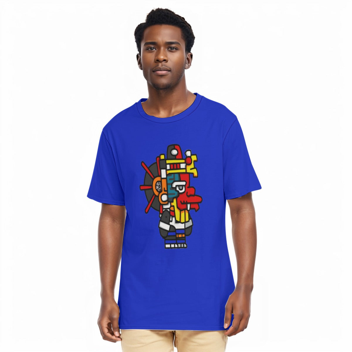 Aztec All-Over Print Men's O-Neck T-Shirt | 190GSM Cotton