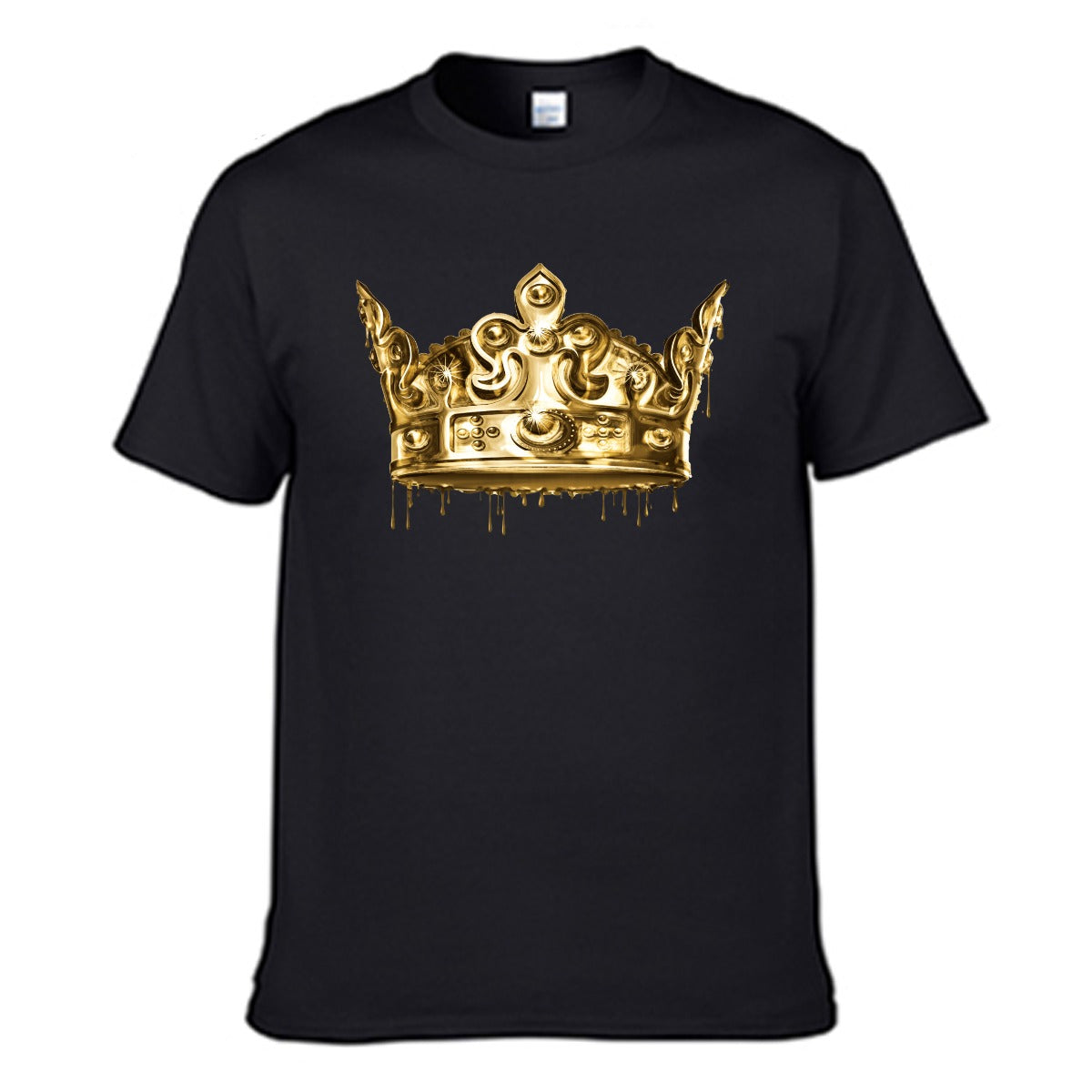 The Crown Men's Round Neck T-shirt | Gildan 150GSM Cotton (DTG)