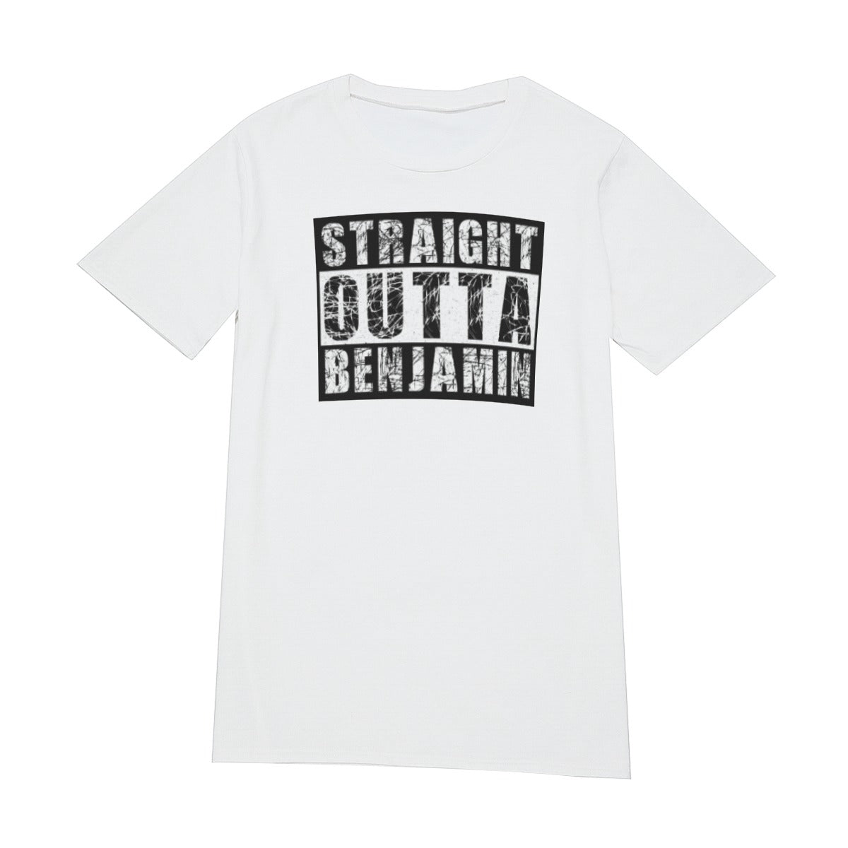 Straight Outta Benjamin All-Over Print Men's O-Neck T-Shirt | 190GSM Cotton