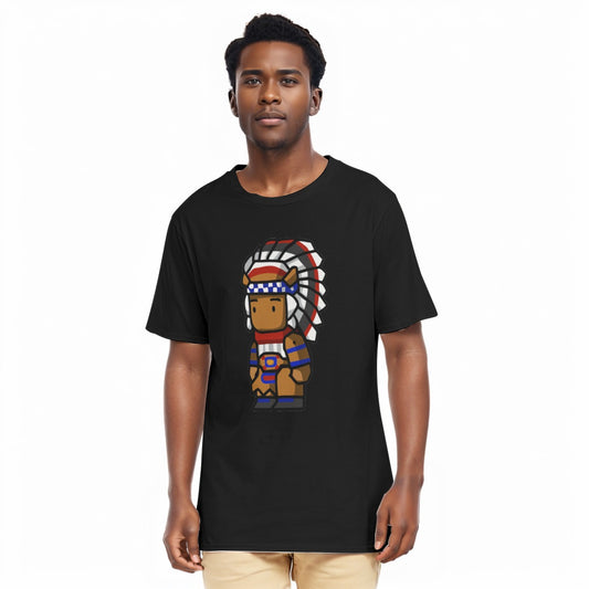 Chief All-Over Print Men's O-Neck T-Shirt | 190GSM Cotton