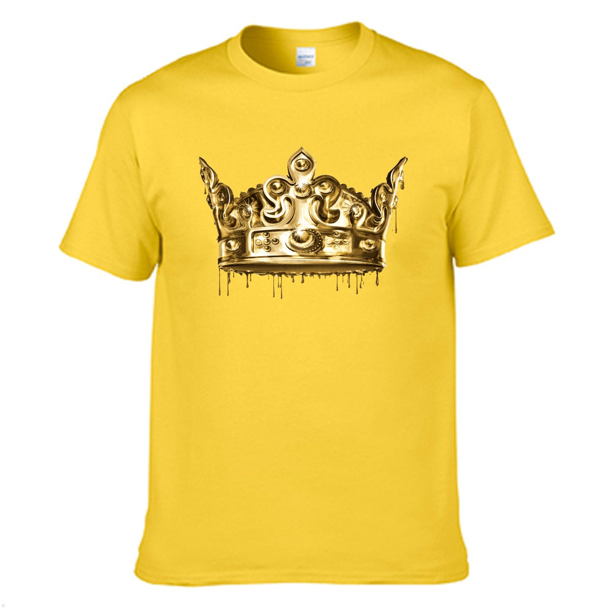 The Crown Men's Round Neck T-shirt | Gildan 150GSM Cotton (DTG)