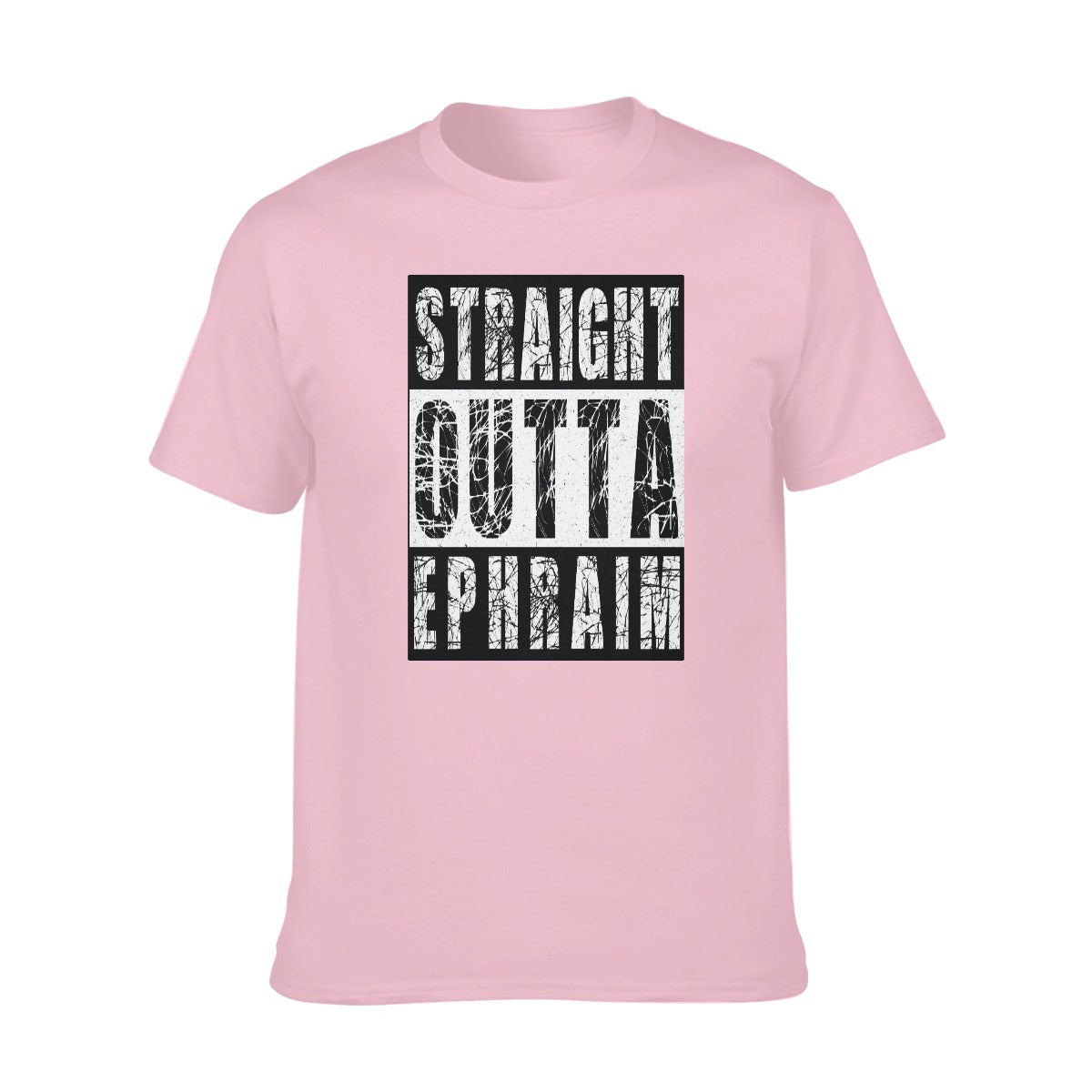 Straight Outta The Tribe Of Ephraim Men's O-neck Short Sleeve T-Shirt | 180GSM Cotton (DTF)
