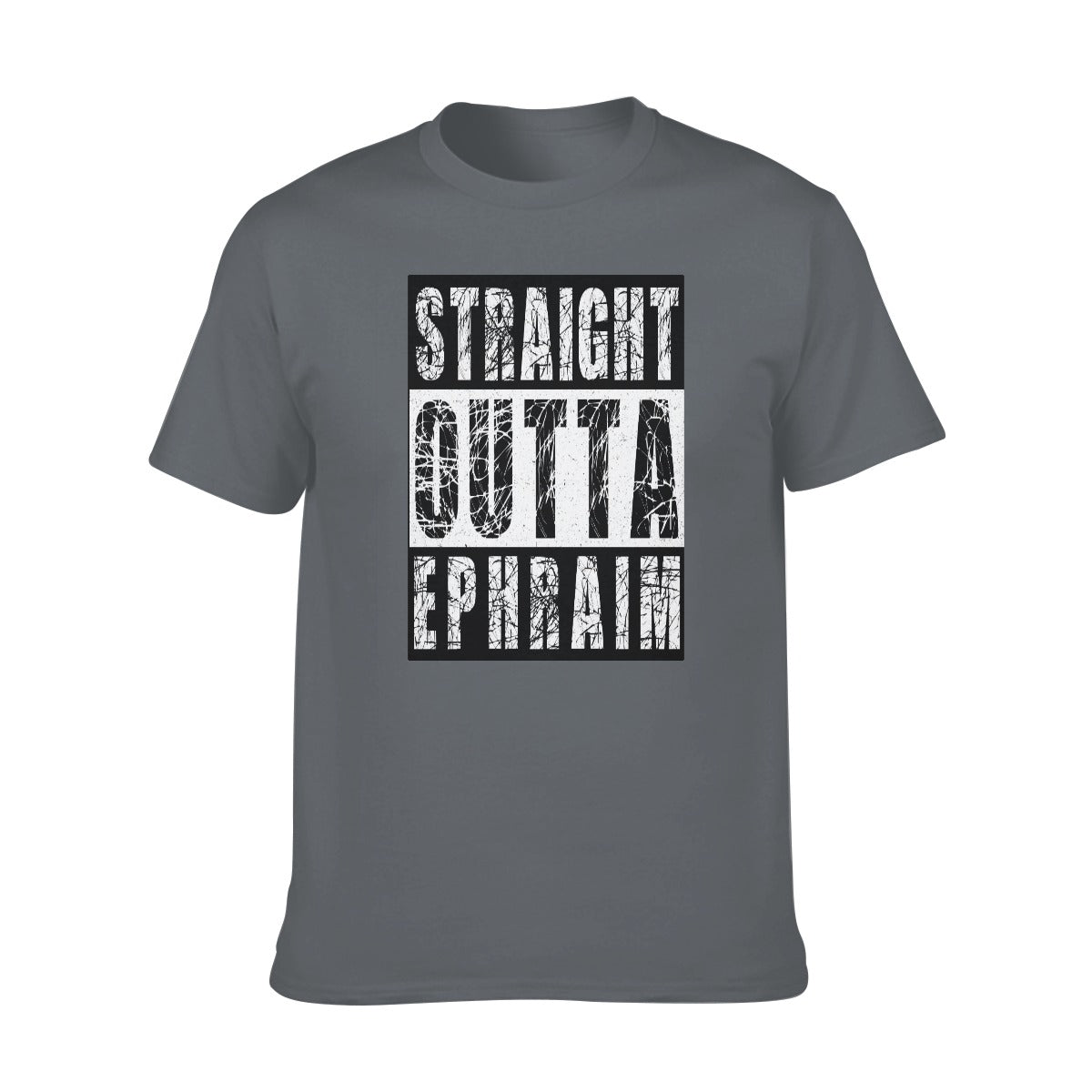 Straight Outta The Tribe Of Ephraim Men's O-neck Short Sleeve T-Shirt | 180GSM Cotton (DTF)