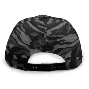 BLK Camouflaged Baseball Cap With Flat Brim