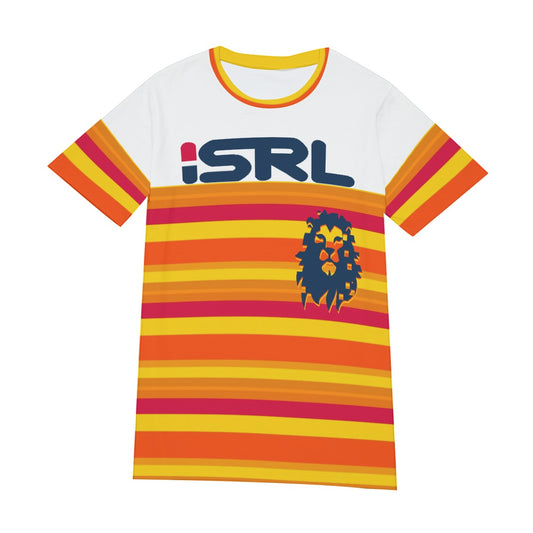 H-Town ISRL White All-Over Print Men's O-Neck T-Shirt | 190GSM Cotton