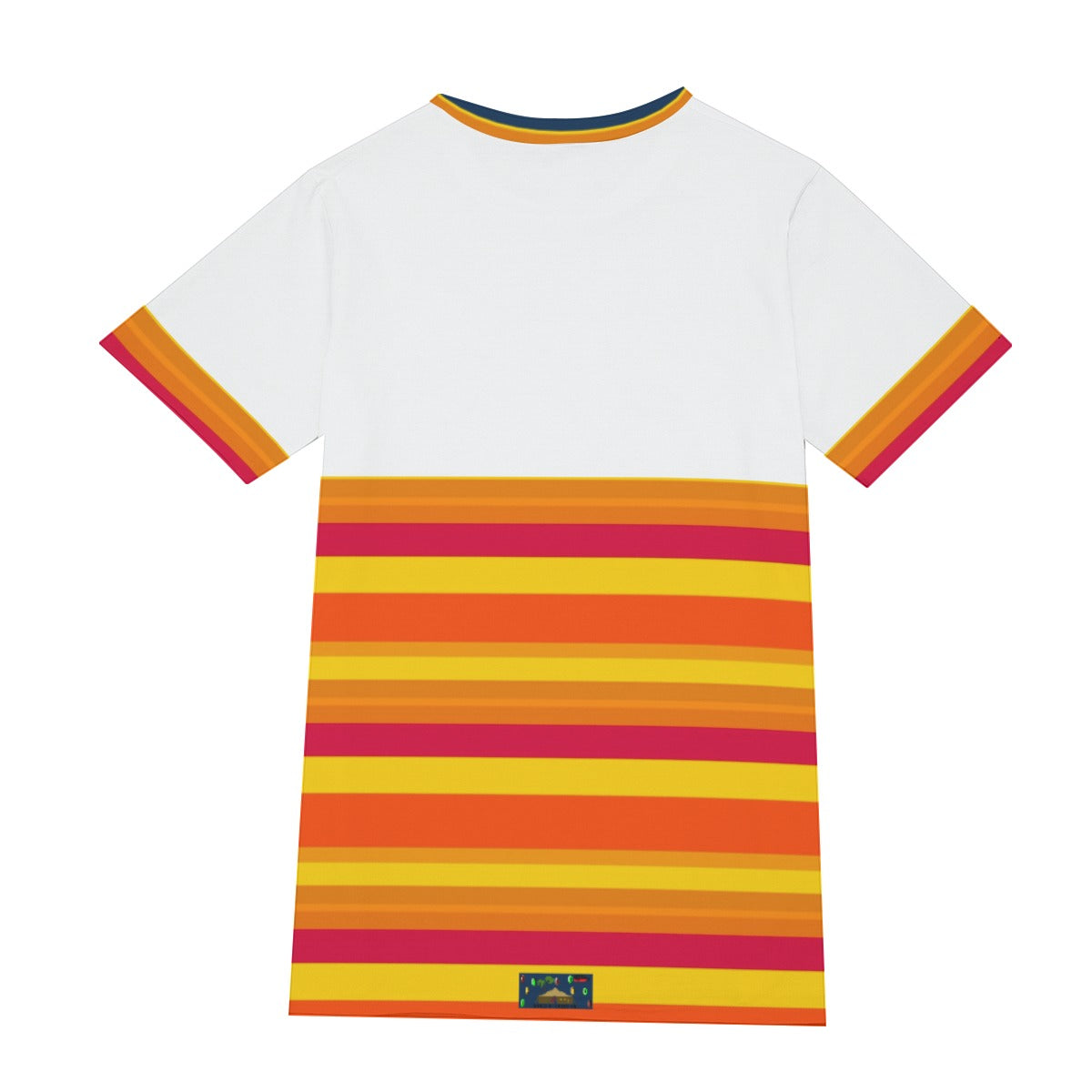 H-Town Official Brand Large Logo White All-Over Print Men's O-Neck T-Shirt | 190GSM Cotton