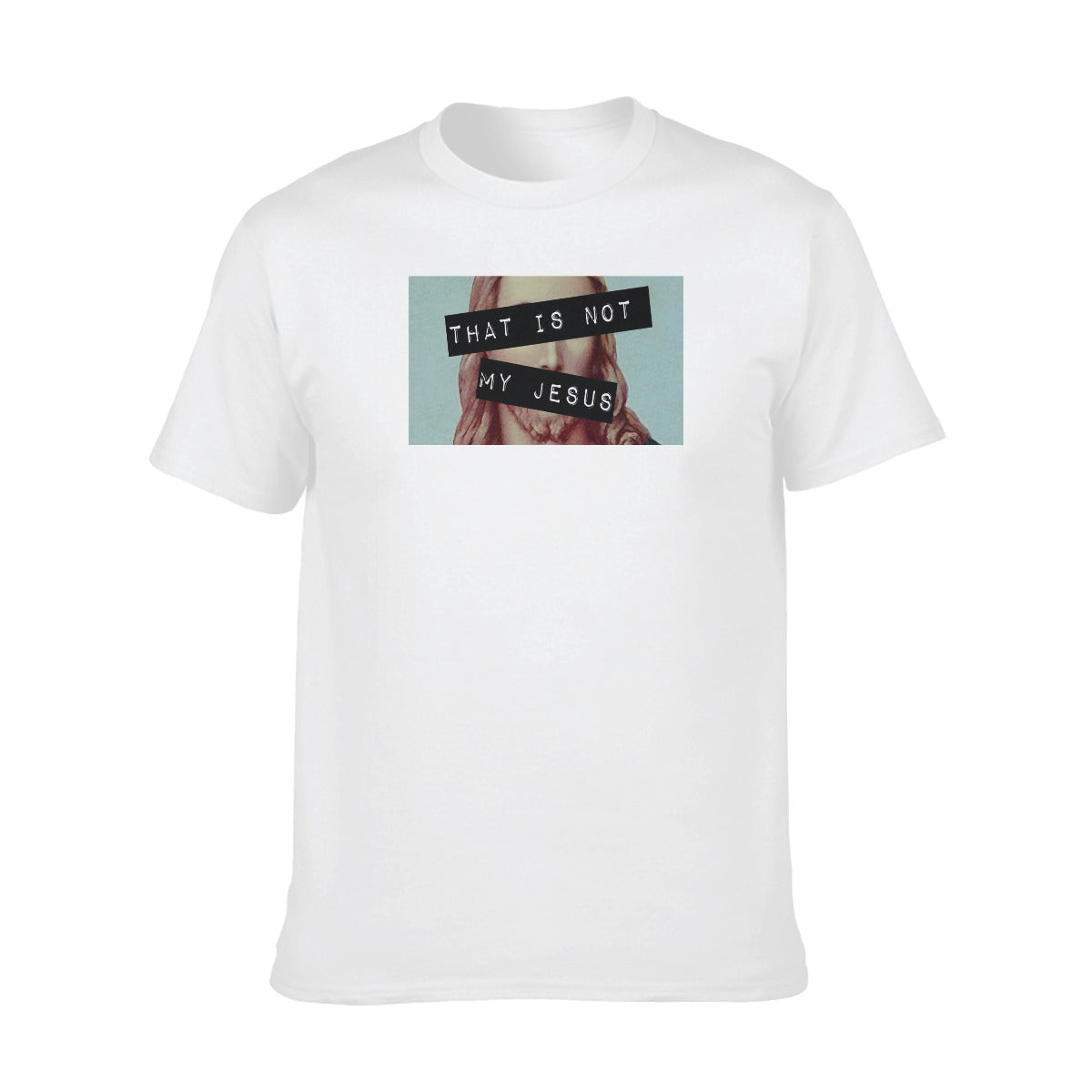 Hebrew Israelite "Thats Not My Jesus" Men's O-neck Short Sleeve T-Shirt | 180GSM Cotton (DTF)