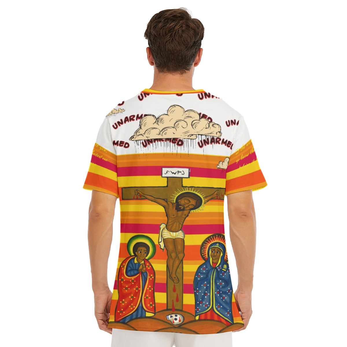 Hebrew Israelite Unarmed Sunset All-Over Print Men's O-Neck T-Shirt | 190GSM Cotton