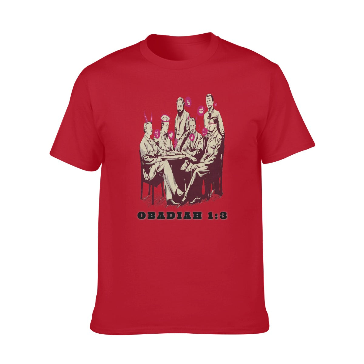 OBADIAH Men's O-neck Short Sleeve T-Shirt | 180GSM Cotton (DTF)
