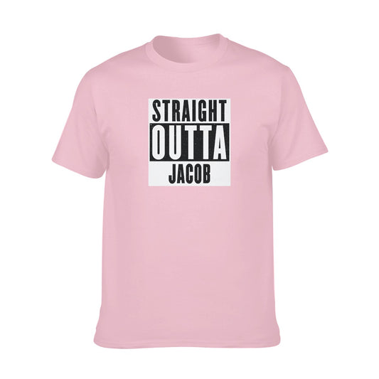 Straight Outta Jacob Classic Men's O-neck Short Sleeve T-Shirt