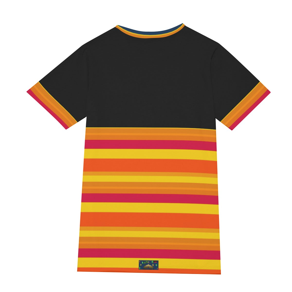 H-Town Official Brand Large Logo Black Kodiac All-Over Print Men's O-Neck T-Shirt | 190GSM Cotton