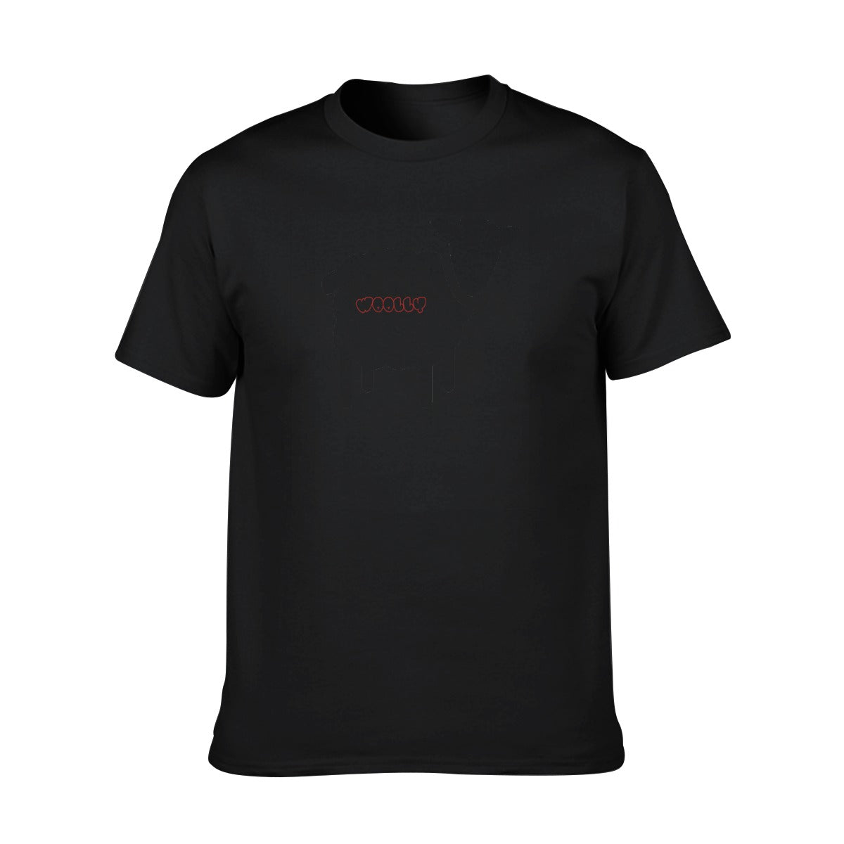 Woolly Men's O-neck Short Sleeve T-Shirt | 180GSM Cotton (DTF)