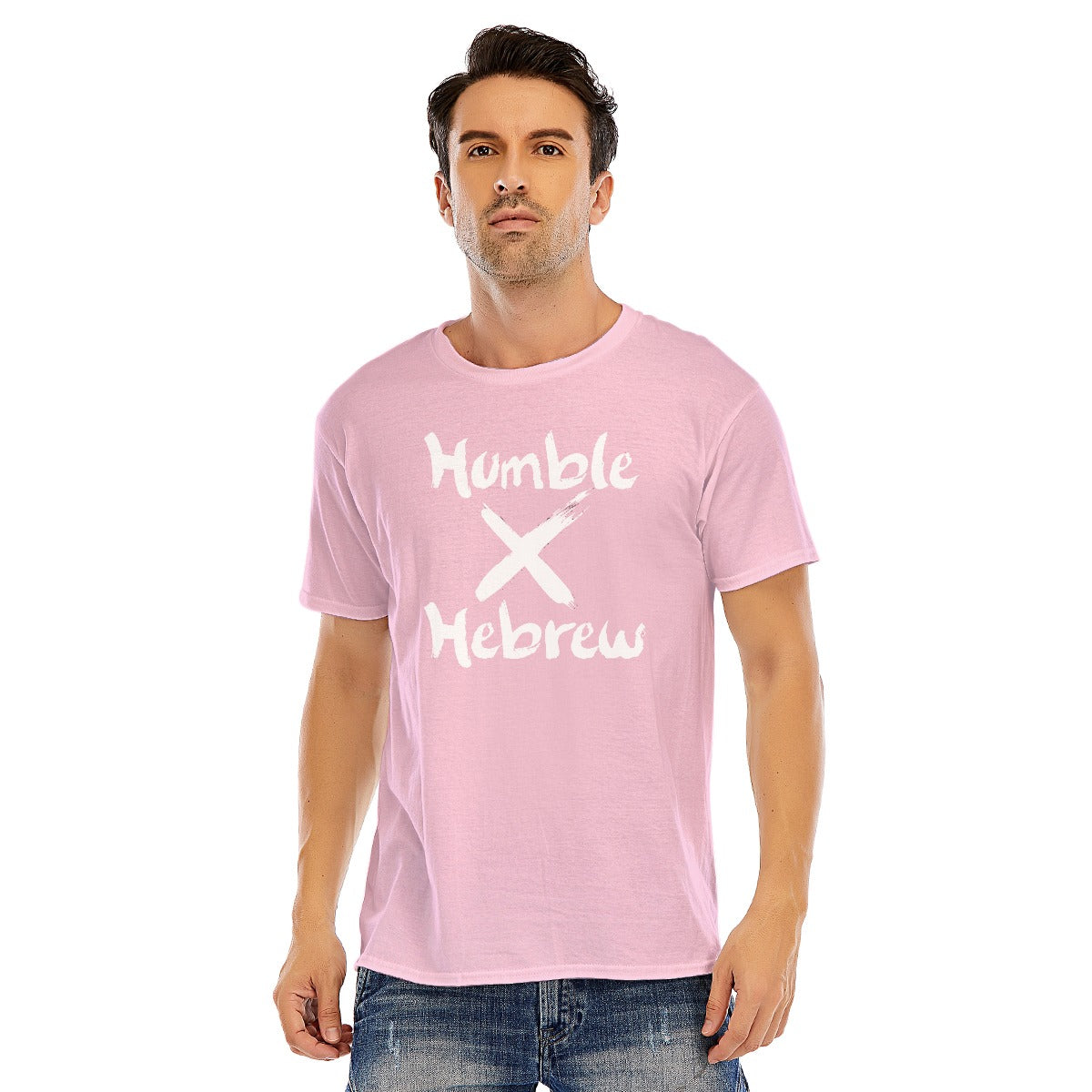 Humble X Hebrew Unisex O-neck Short Sleeve T-shirt | 180GSM Cotton (DTF)