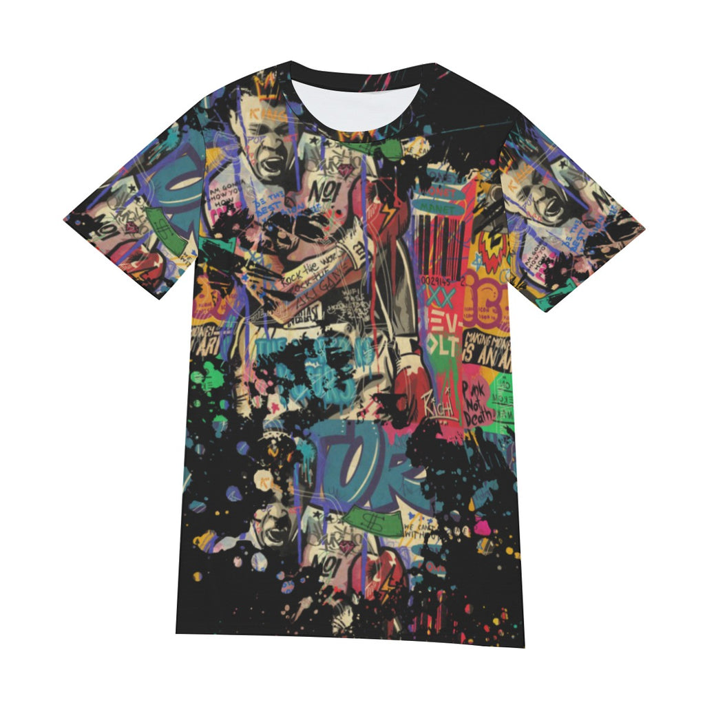 Ali Boxing All-Over Print Men's O-Neck T-Shirt | 190GSM Cotton