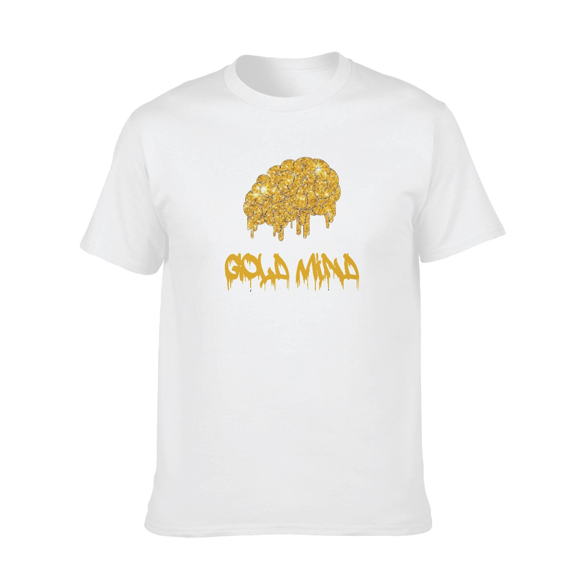 The Gold Mind Men's O-neck Short Sleeve T-Shirt | 180GSM Cotton