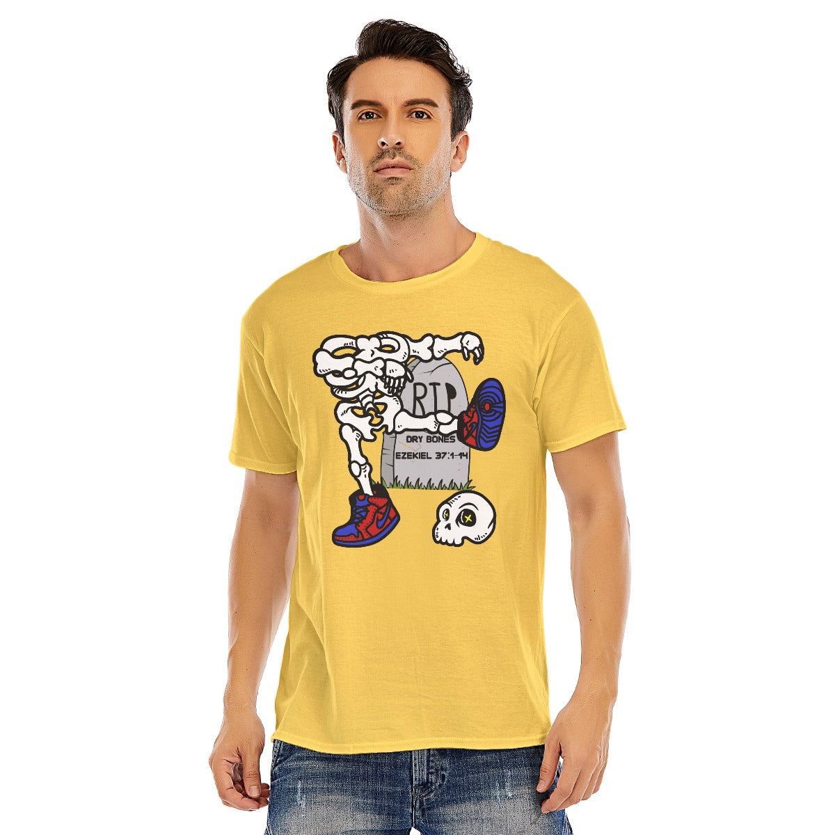 Wake Up Jacob Unisex O-neck Short Sleeve T-shirt | 180GSM Cotton (DTF)