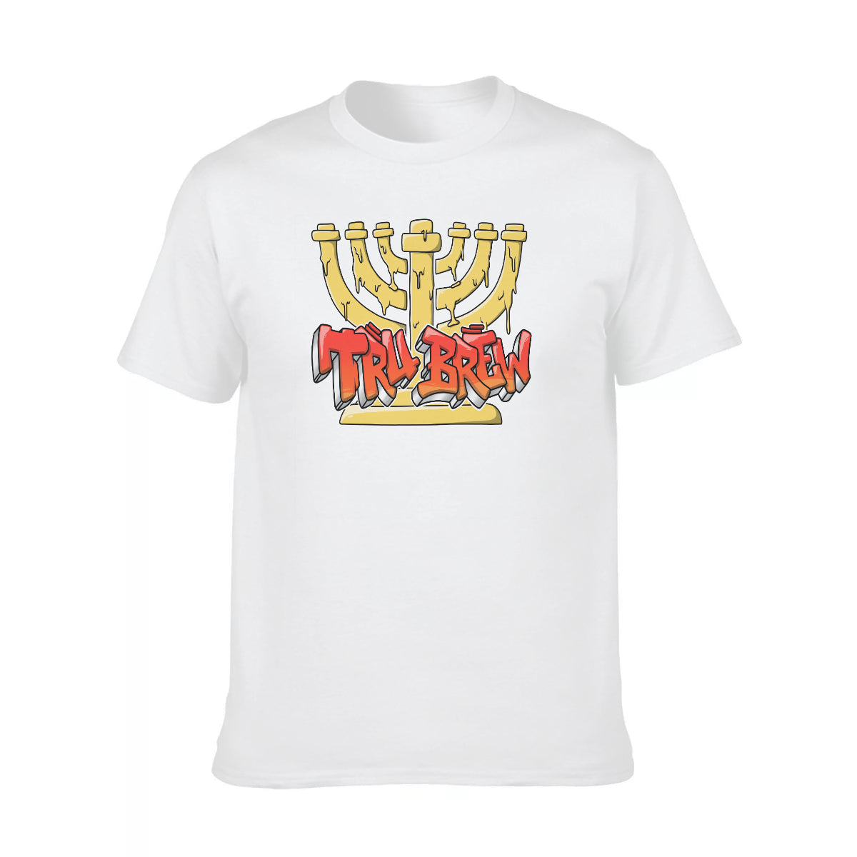 Hebrew Israelite Men's "Red True Brew" Short Sleeve T-Shirt | Cotton