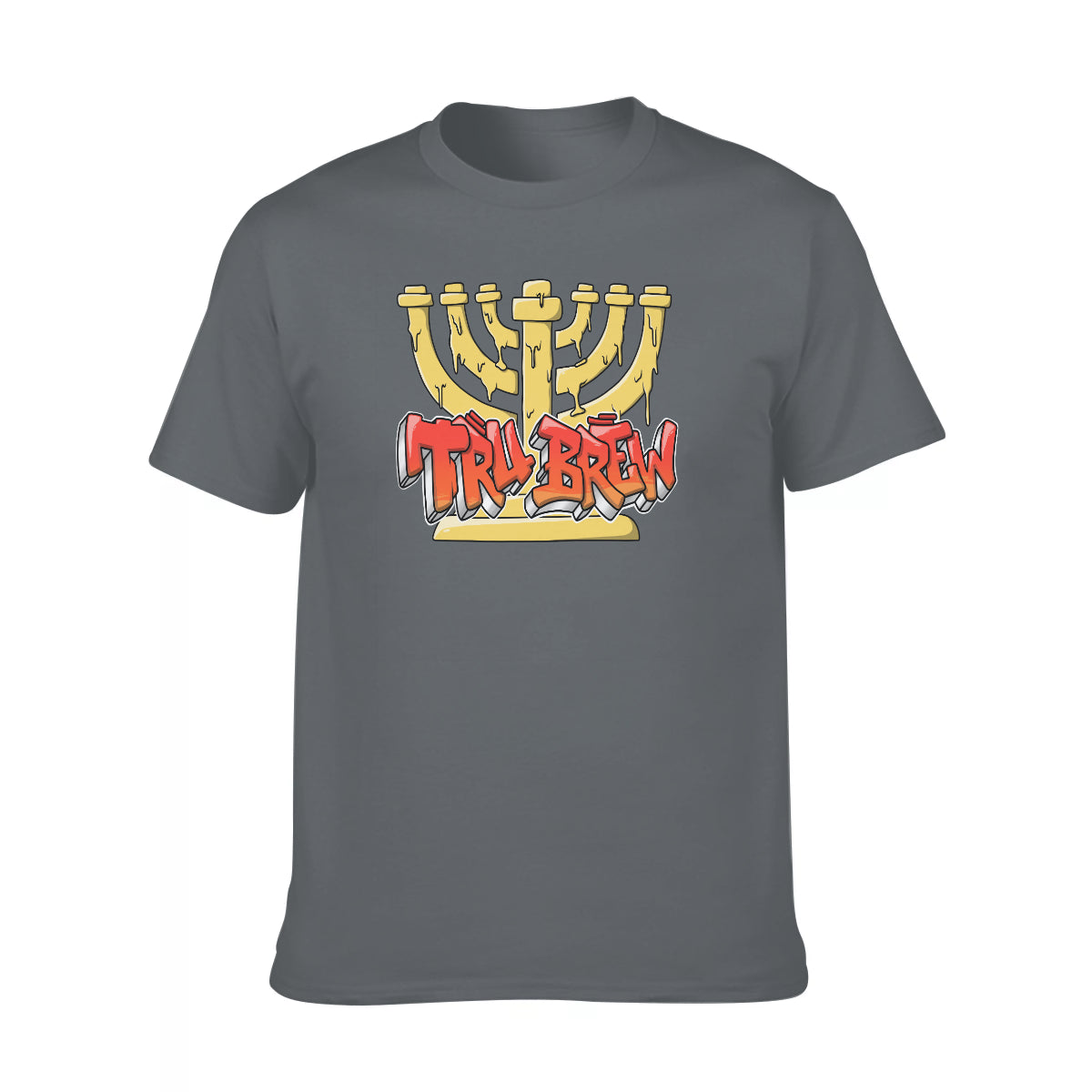 Hebrew Israelite Men's "Red True Brew" Short Sleeve T-Shirt | Cotton