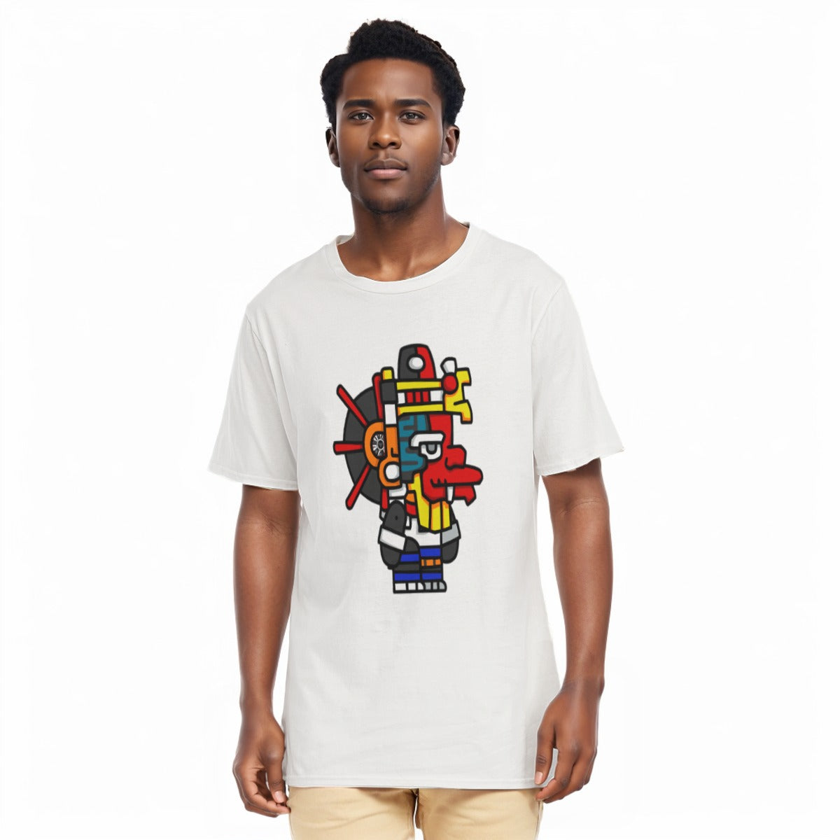 Aztec All-Over Print Men's O-Neck T-Shirt | 190GSM Cotton