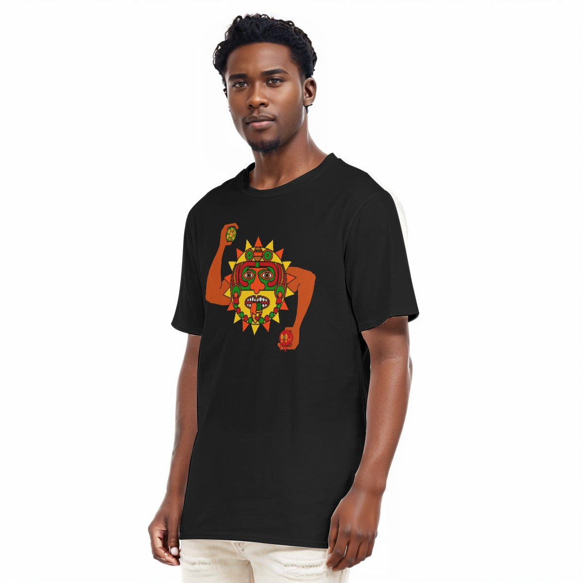 Aztec All-Over Print Men's O-Neck T-Shirt | 190GSM Cotton