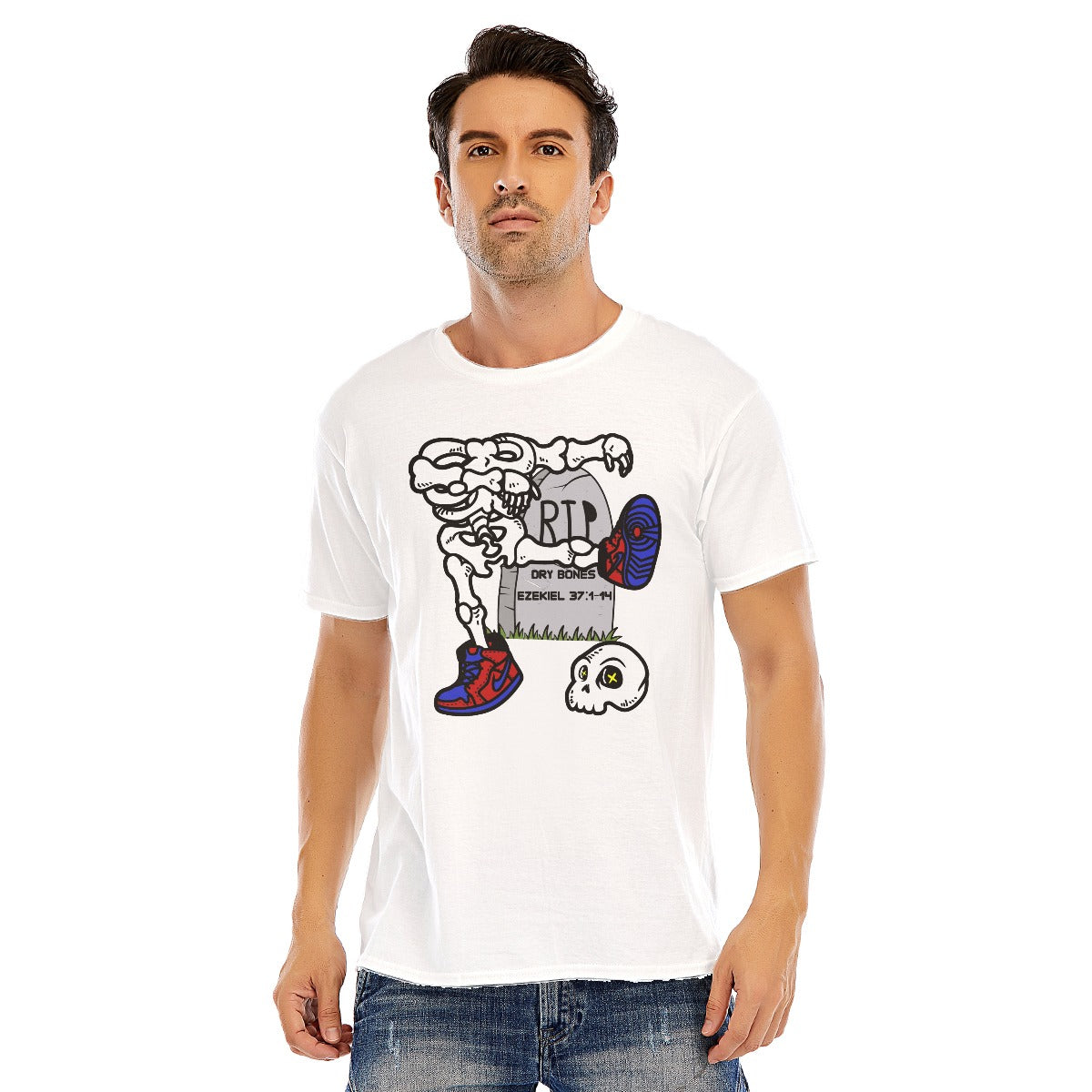 Wake Up Jacob Unisex O-neck Short Sleeve T-shirt | 180GSM Cotton (DTF)