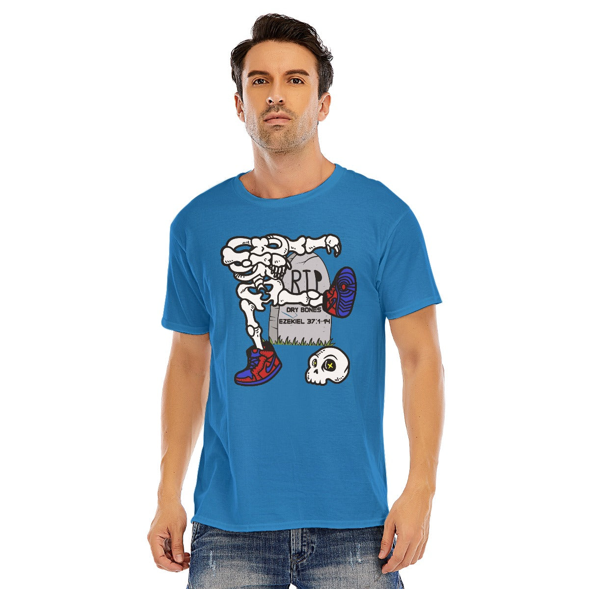 Wake Up Jacob Unisex O-neck Short Sleeve T-shirt | 180GSM Cotton (DTF)