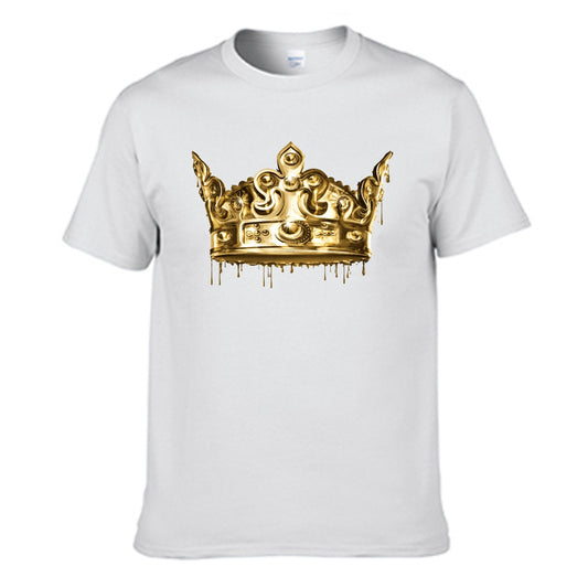 The Crown Men's Round Neck T-shirt | Gildan 150GSM Cotton (DTG)