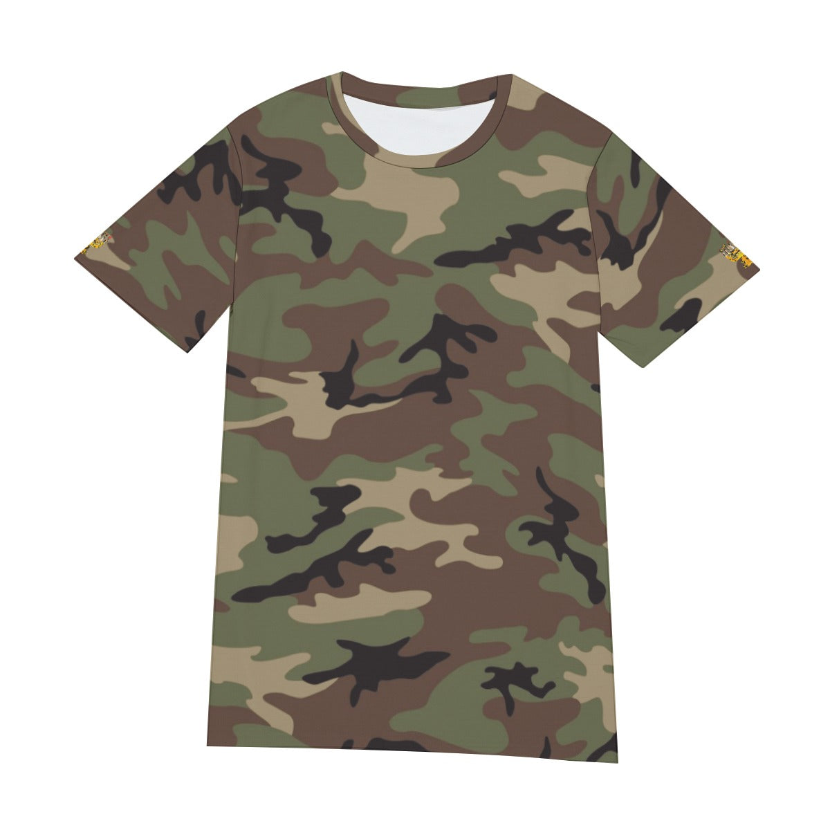 Camo All-Over Print Men's O-Neck T-Shirt | 190GSM Cotton