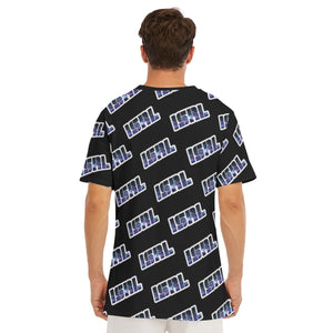 ISRL Brew Drip All-Over Print Men's O-Neck T-Shirt | 190GSM Cotton