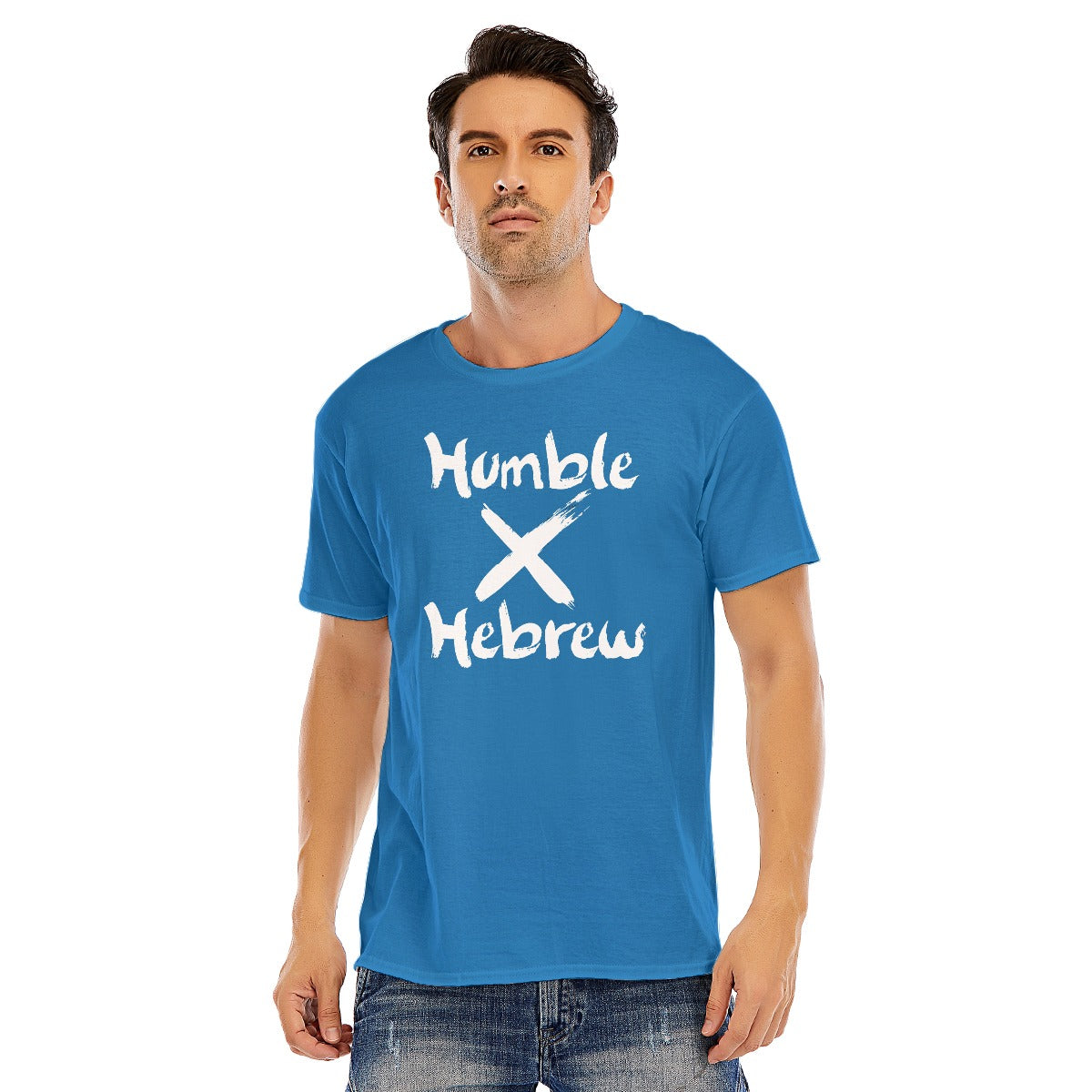 Humble X Hebrew Unisex O-neck Short Sleeve T-shirt | 180GSM Cotton (DTF)