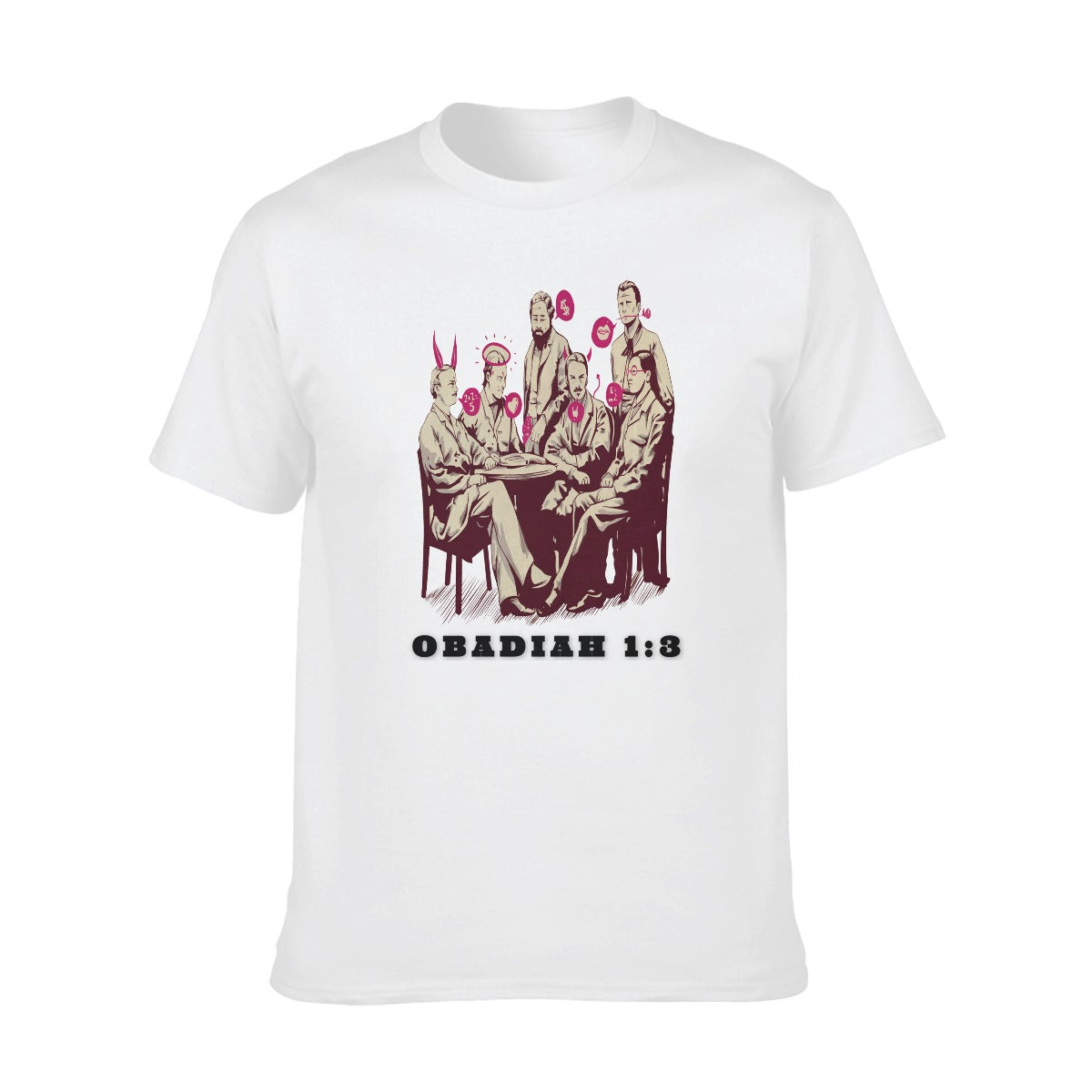 OBADIAH Men's O-neck Short Sleeve T-Shirt | 180GSM Cotton (DTF)