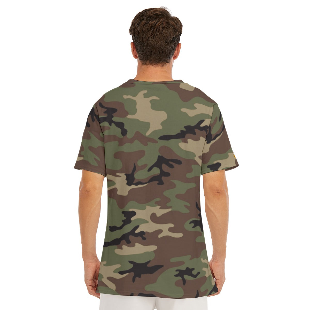 Camo All-Over Print Men's O-Neck T-Shirt | 190GSM Cotton