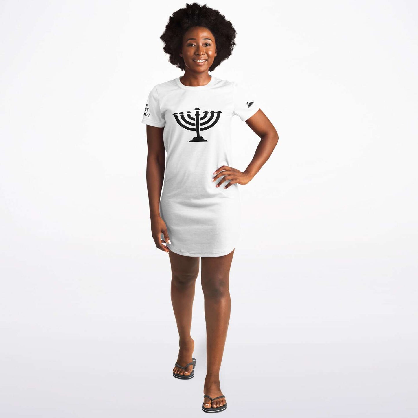 Hebrew Israelite Women's "Not Today Esau" Premium Jersey T-shirt Dress