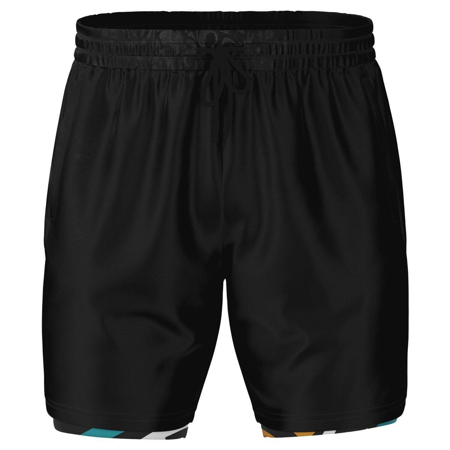 Tribal Black Inspired 2-in-1 Shorts