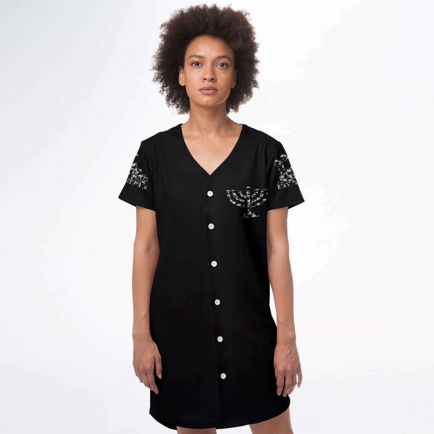 Women's Hebrew Israelite Tribe Of Judah Camo Black Jersey