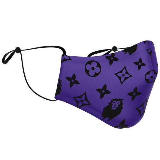 Hebrew Israelite Tribe Of Judah Sequence Royal Purple Face Mask
