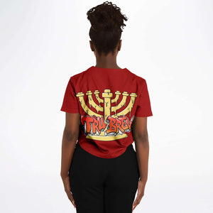 Hebrew Israelite Women's Tru Bre Red Baseball Jersey