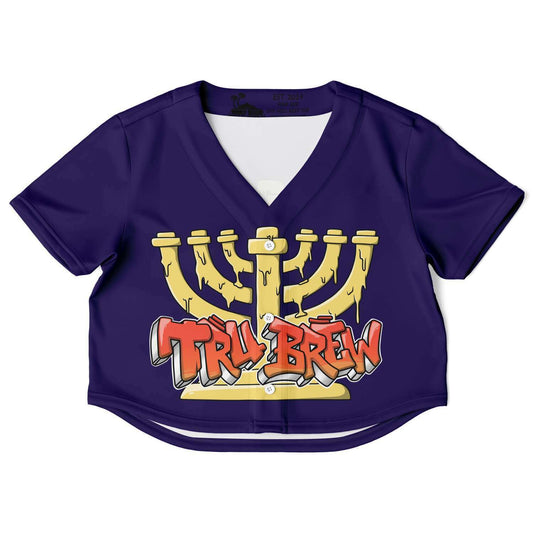 Hebrew Israelite Women's Tru Brew Royal Purple Baseball Jersey