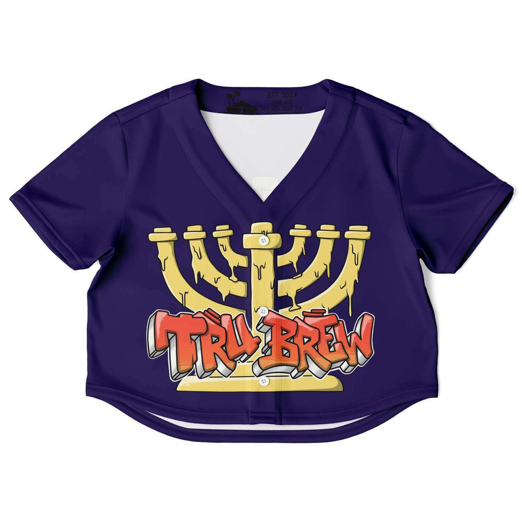 Hebrew Israelite Women's Tru Brew Royal Purple Baseball Jersey