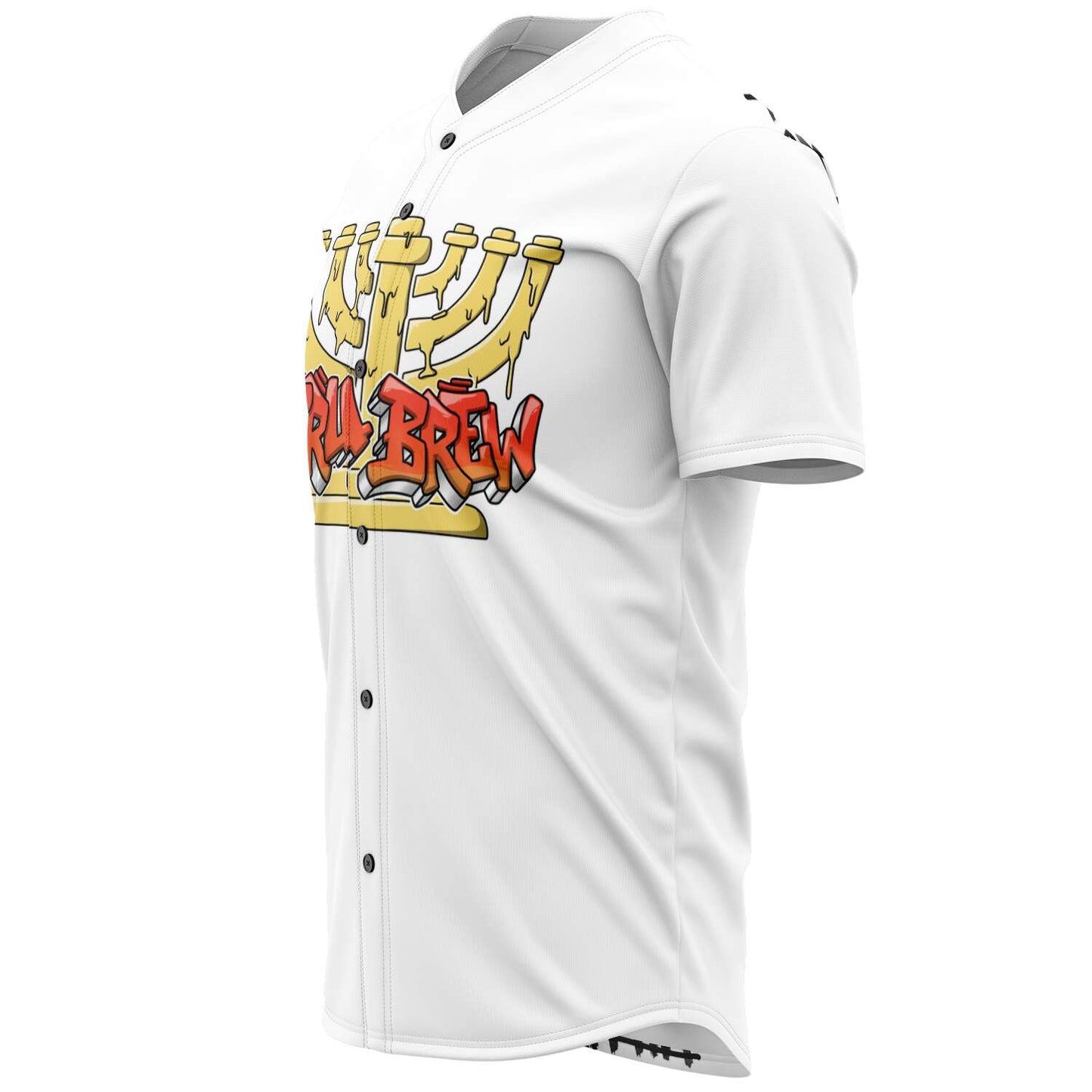 Hebrew Israelite Tru Brew Drip Red & White Jersey