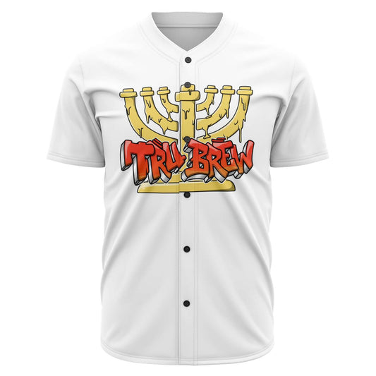 Hebrew Israelite Tru Brew Drip Red & White Jersey