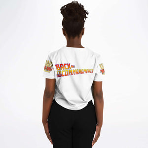 Hebrew Israelite Women's Back To The Commandments White Jersey