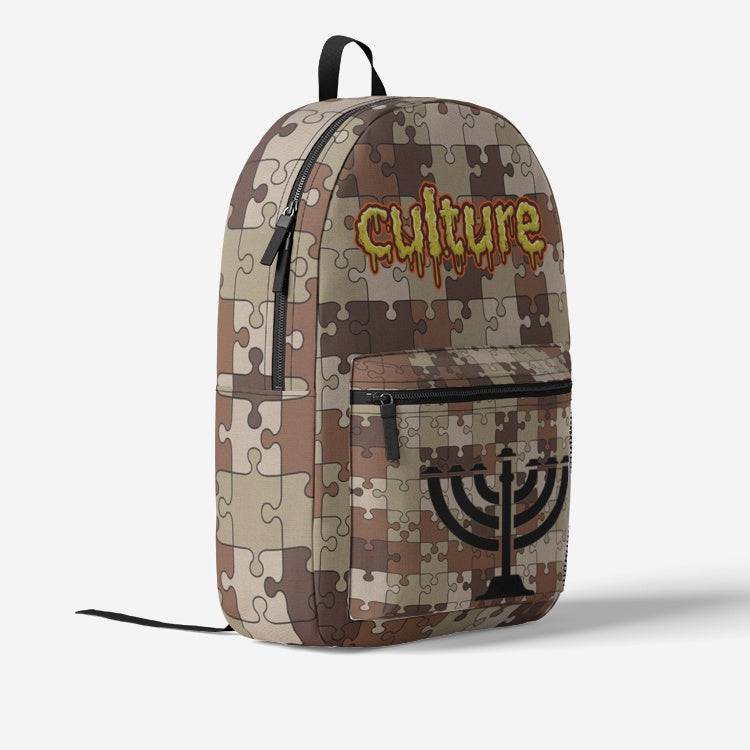 Camo Culture Retro Colorful Print Trendy Backpack