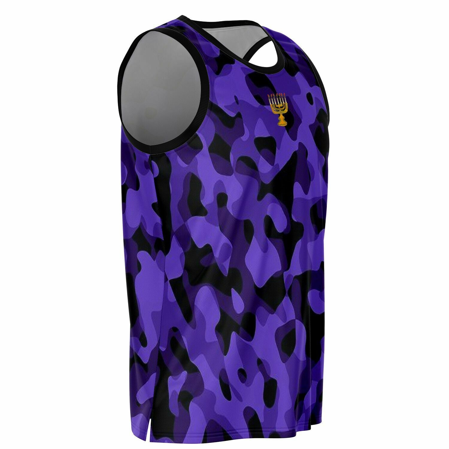 Camo Royal Purple Premium Fit Basketball Jersey