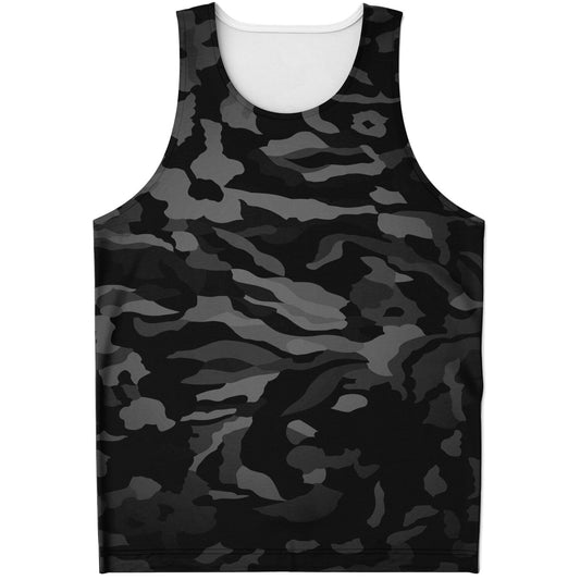 Camo Black Tank Top