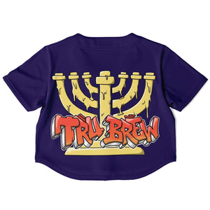 Hebrew Israelite Women's Tru Brew Royal Purple Baseball Jersey