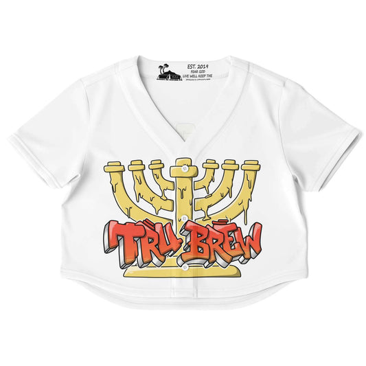 Hebrew Israelite Women's Tru Brew Red/White Baseball Jersey