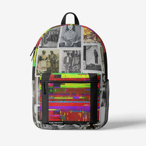 They Distort The Truth Retro Colorful Print Trendy Backpack